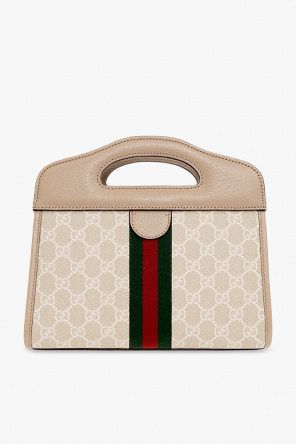 gucci Tote black denim jacket - SchaferandweinerShops HK - Cream 'Ophidia  Small' shoulder bag Gucci